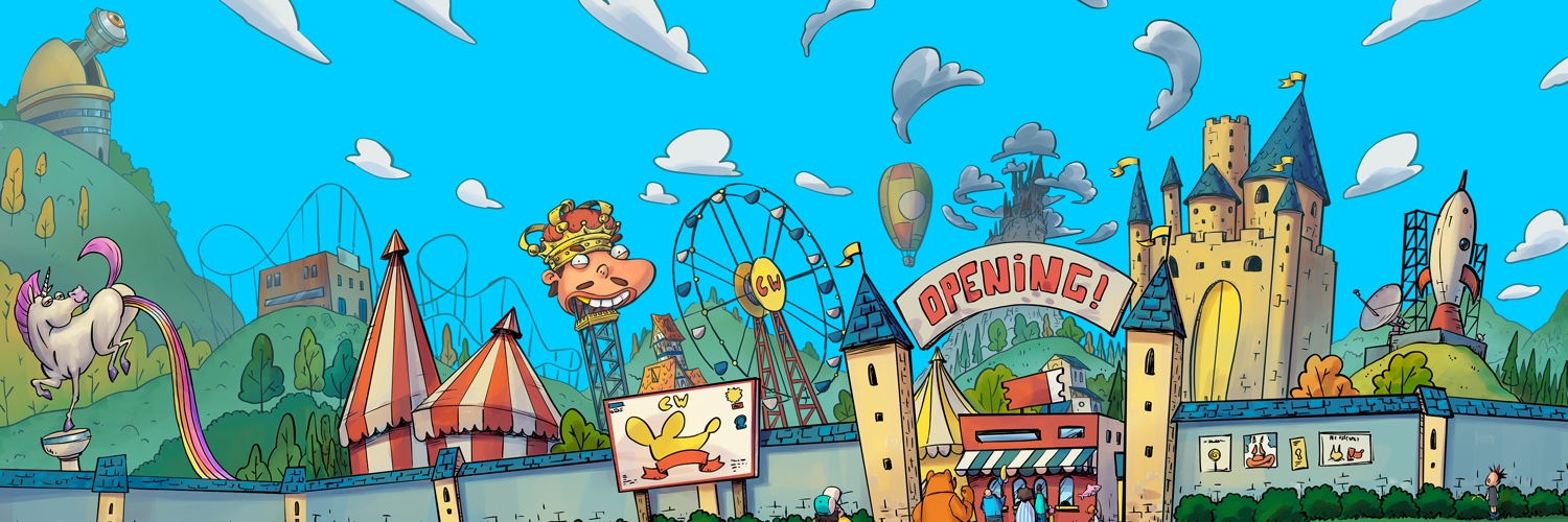 Creepy World Park's banner