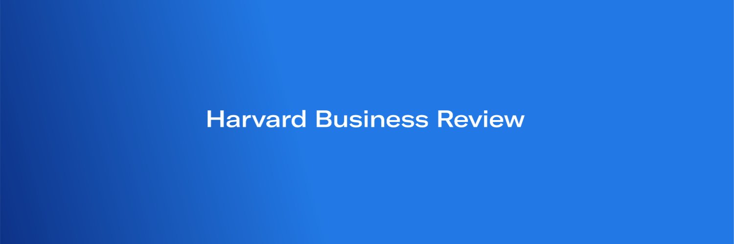 Harvard Business Review's banner