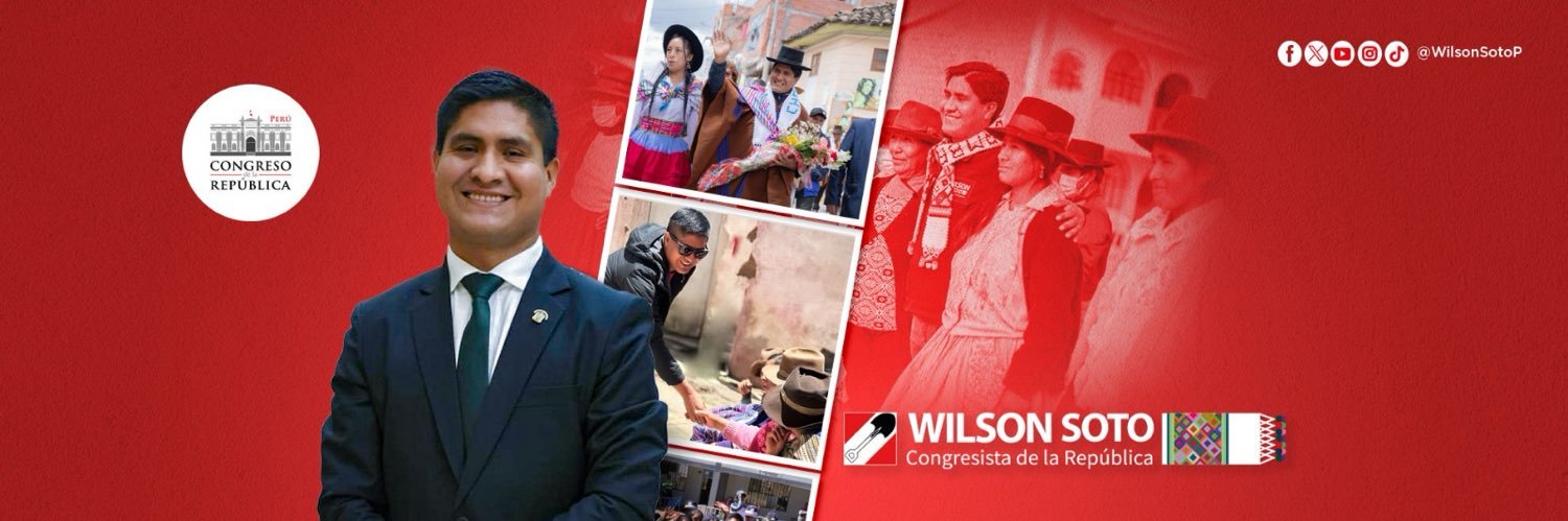 Wilson Soto Palacios's banner