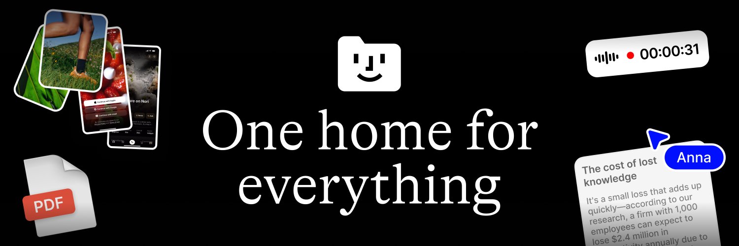 Fabric's banner