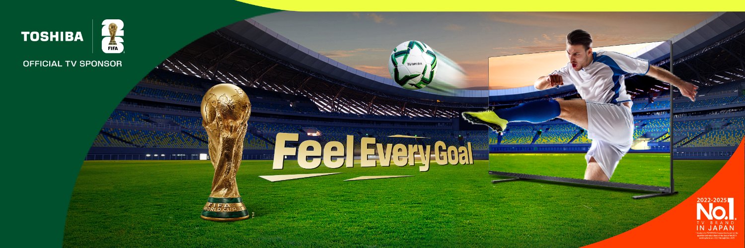 Toshiba TV Global's banner