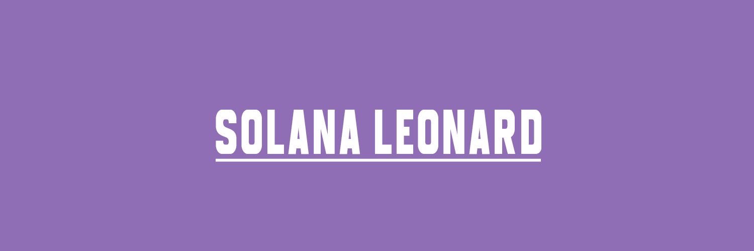 Solana Leonard ✘'s banner
