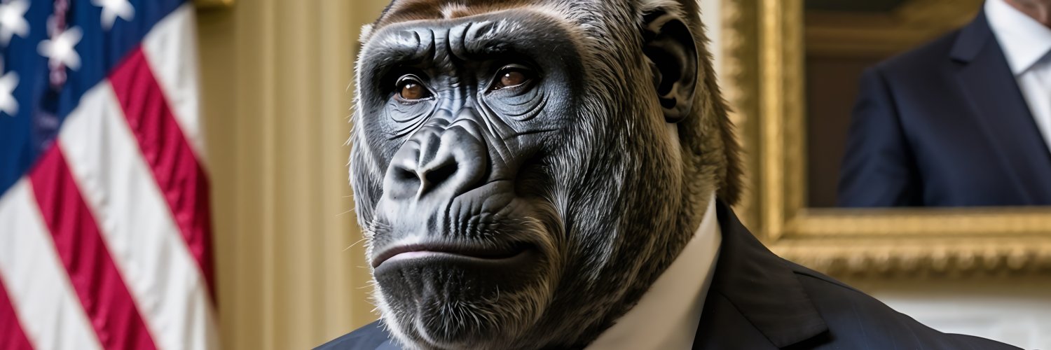 Harambe Official's banner