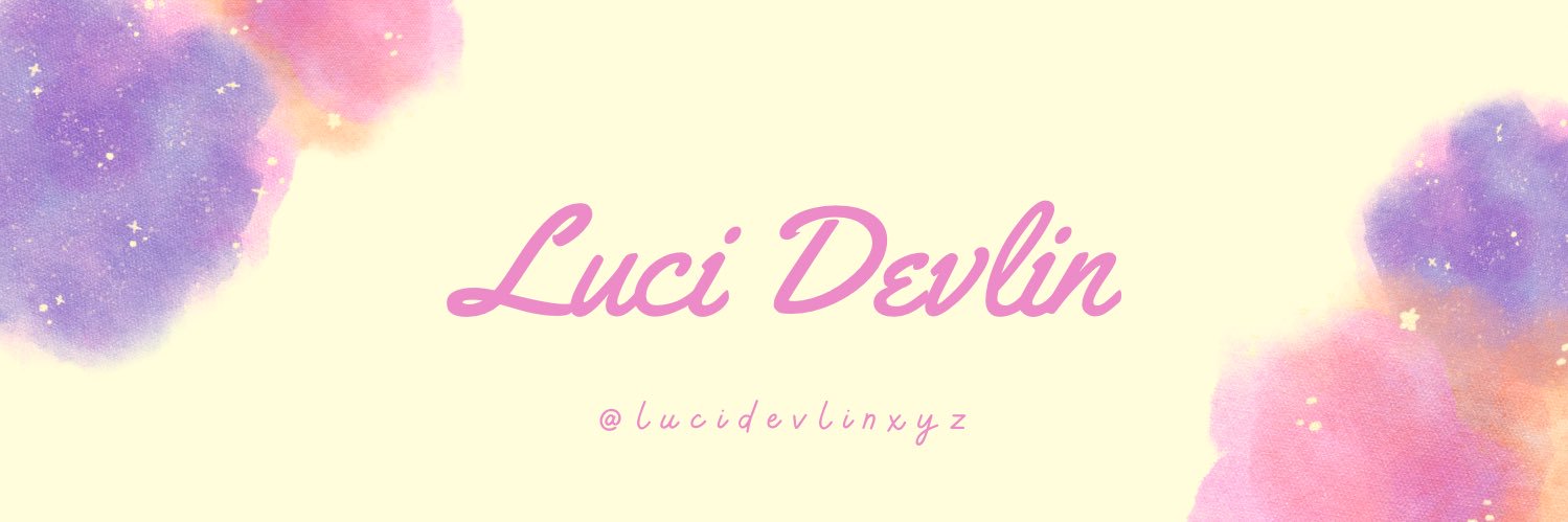 𝕝𝕦𝕔𝕚 𝕥𝕙𝕒 𝕕𝕖𝕧𝕚𝕝 ♡'s banner