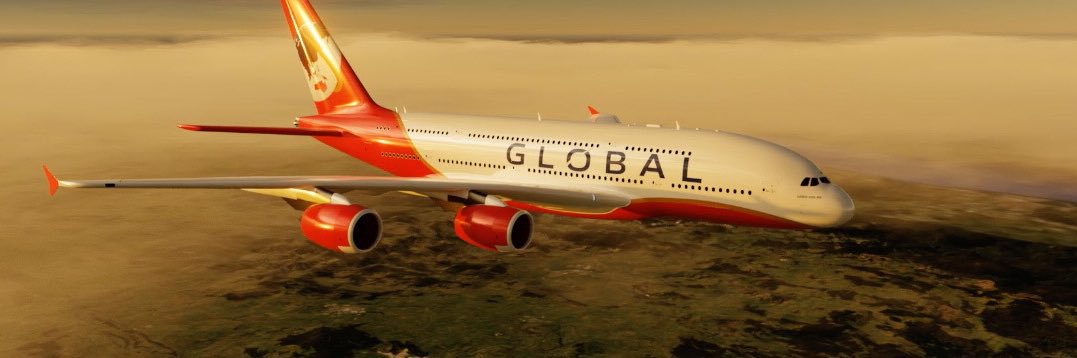 Global Airlines's banner