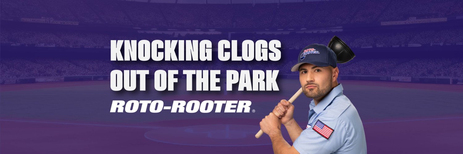 Roto-Rooter's banner