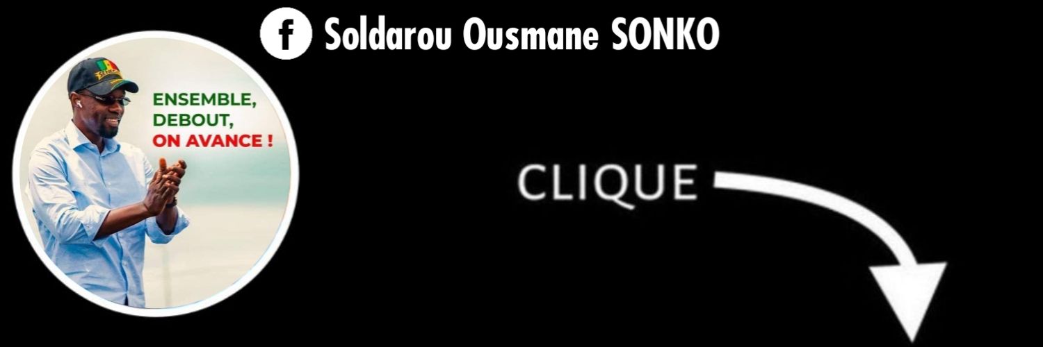 Soldarou Ousmane SONKO's banner