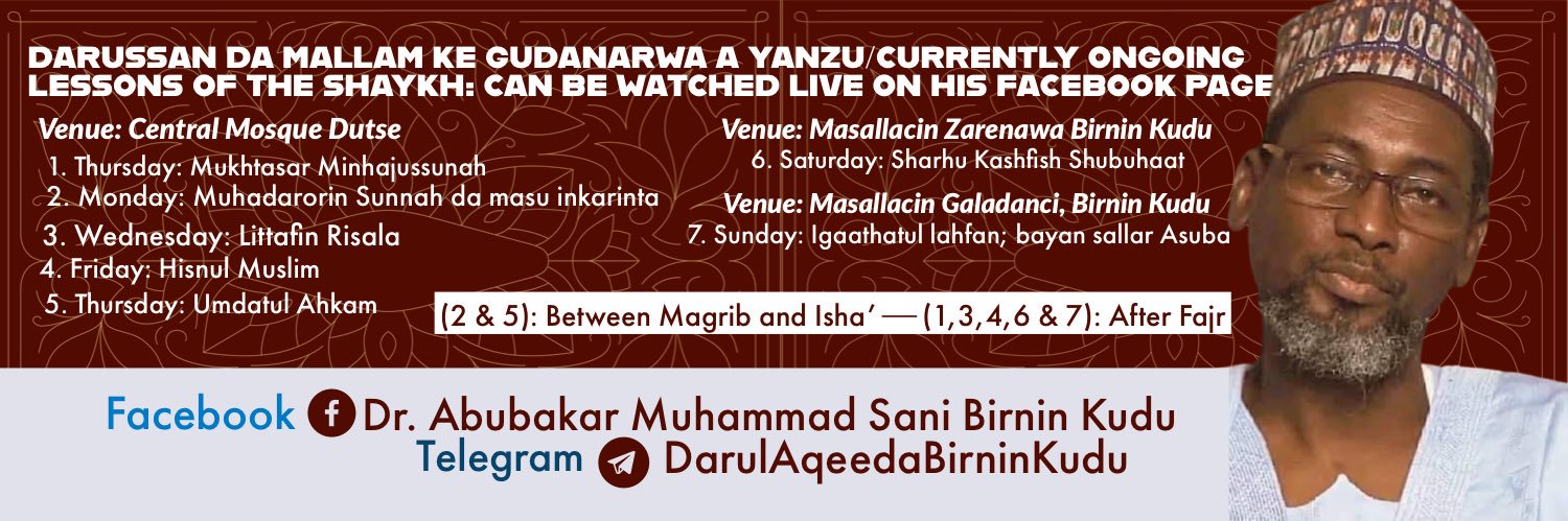 Dr. Abubakar Muhammad Sani Birnin Kudu's banner
