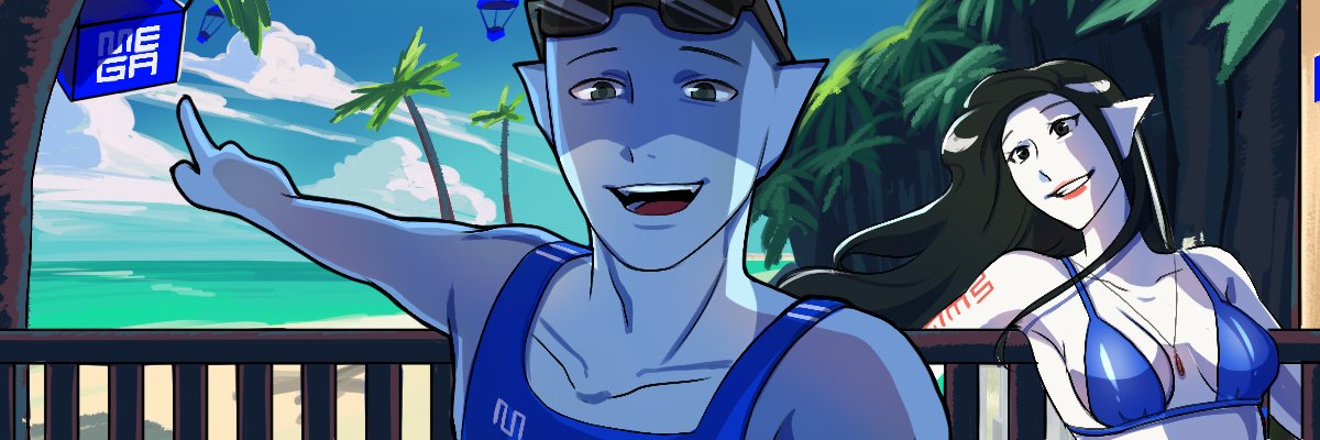 Mega's banner