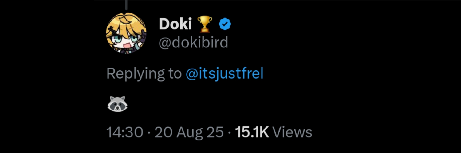 FREL is drawing Doki's banner