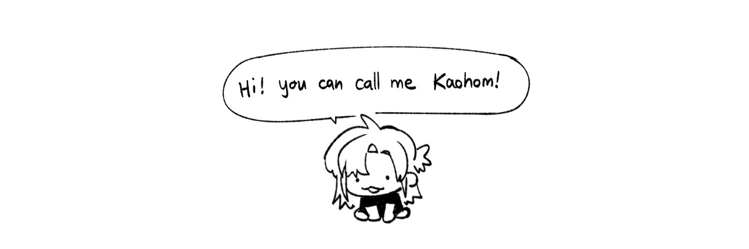 Kaohom | fanart acc's banner