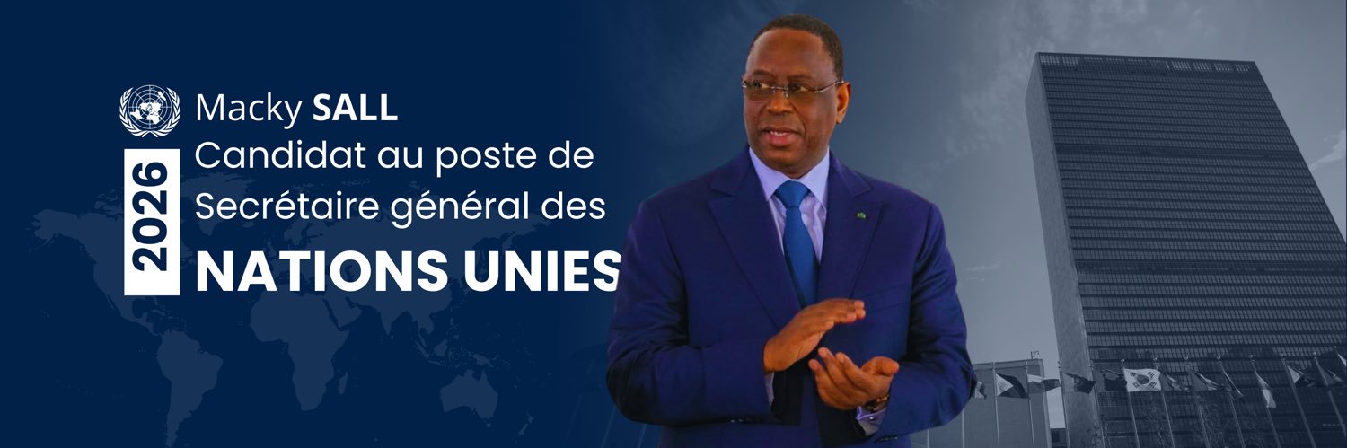 Macky Sall pour l’ONU's banner