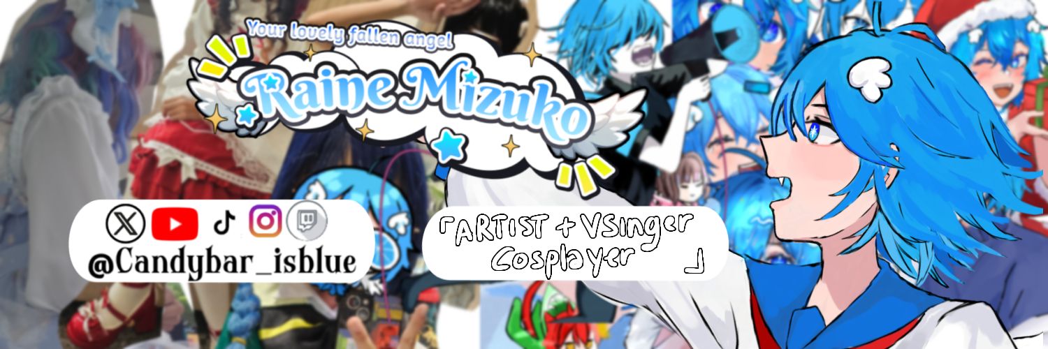 Raine Mizuko 💙 🪽 【Comeback】's banner