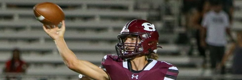 Weston Nielsen QB's banner