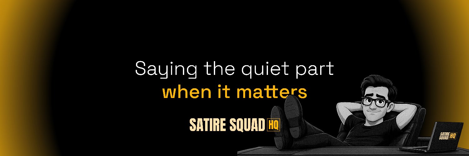 Satire Squad HQ's banner