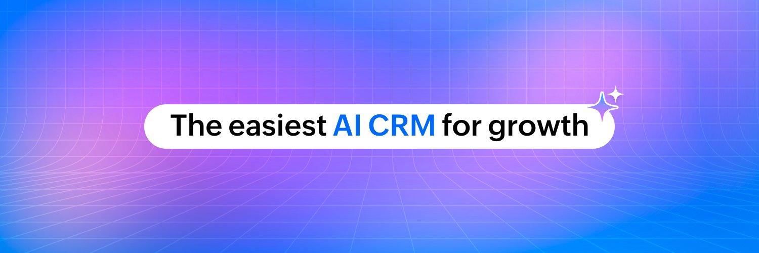 Zoho CRM's banner