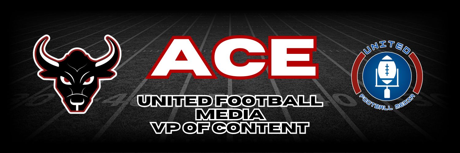Ace: United Football Media VP's banner