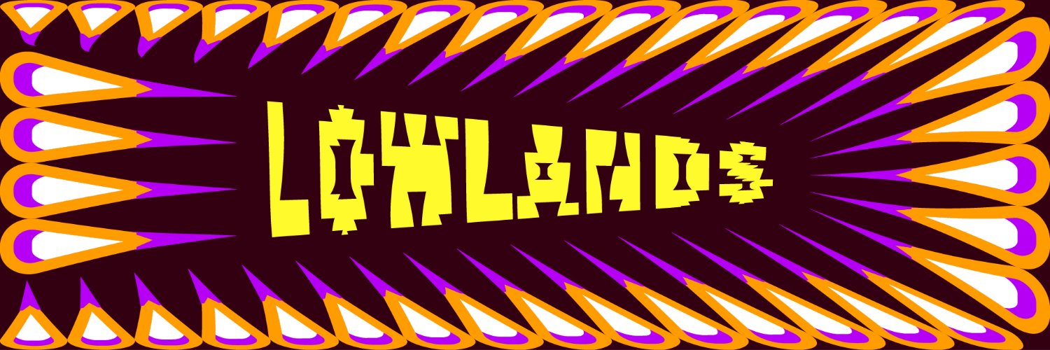 Lowlands Festival's banner