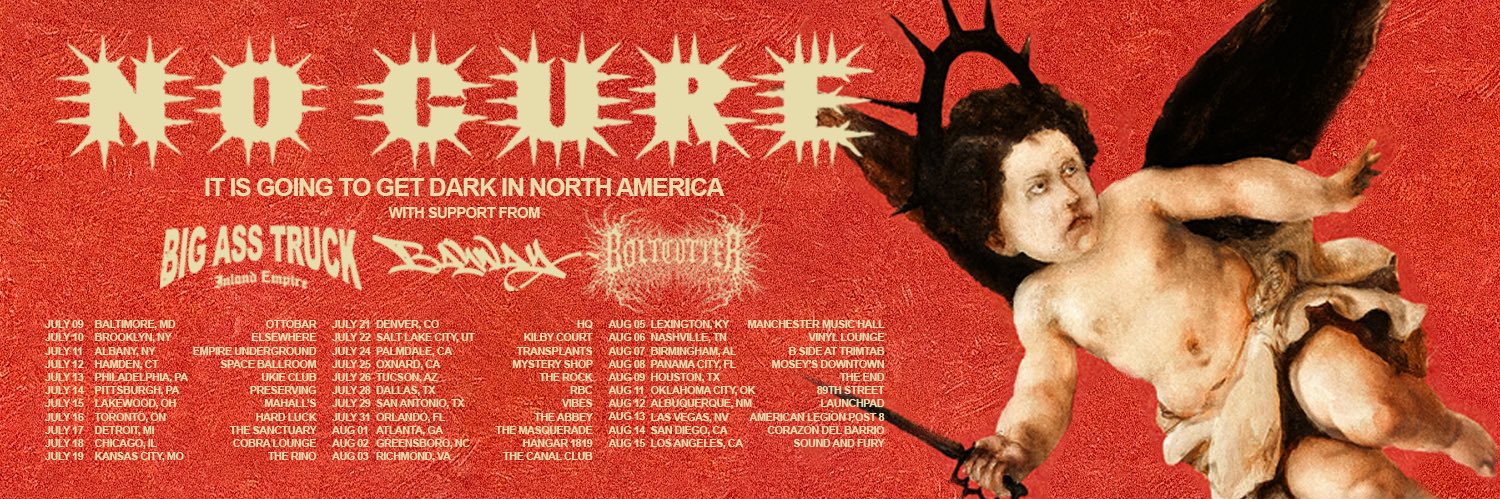 NO CURE XXX's banner
