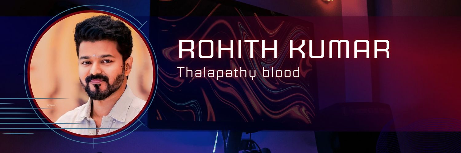 Rohith Kumar's banner