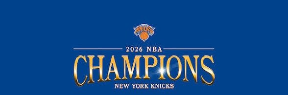 NEW YORK KNICKS 2026 CHAMPS's banner