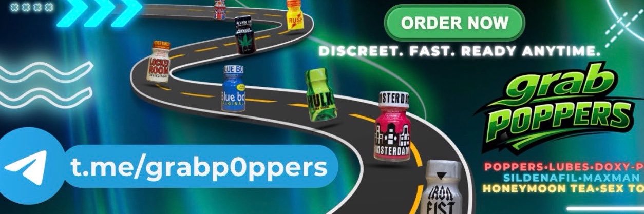 Grab Poppers - Trusted and Quality Poppers💯's banner