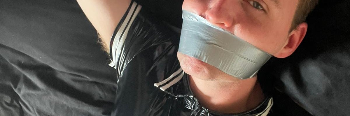 Bondage lad 90's banner