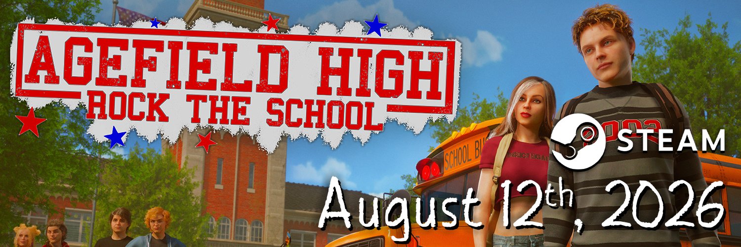 Refugium Games - Agefield High: Rock the School's banner