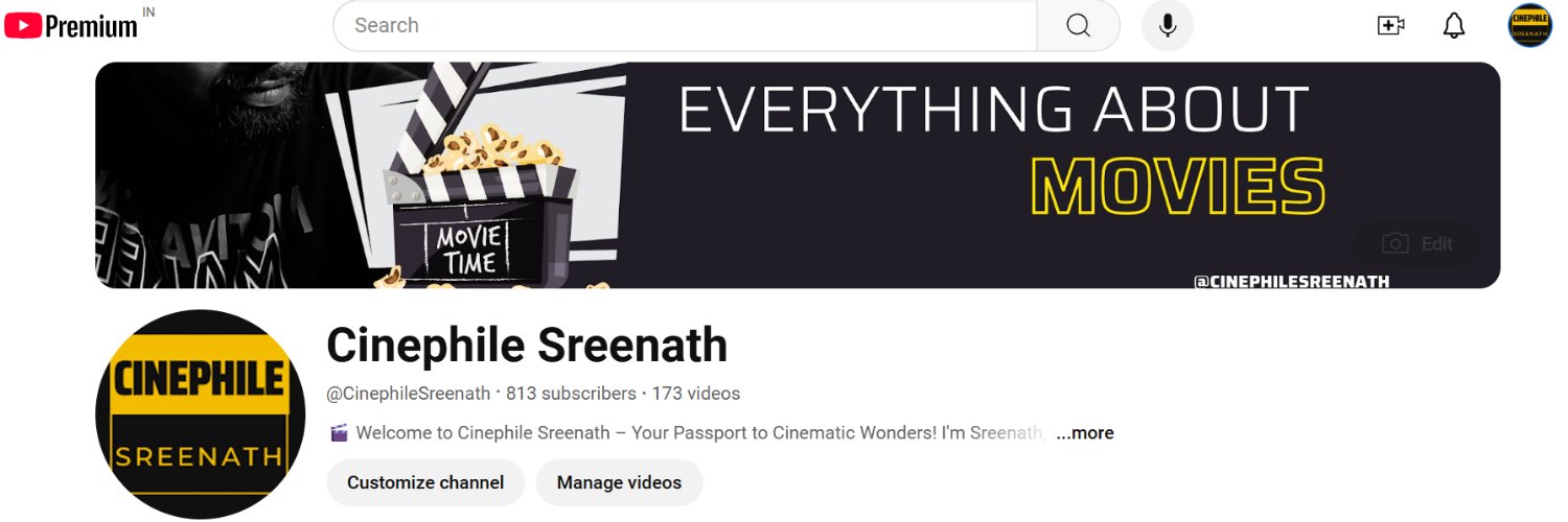 Sreenath Sudhakar's banner