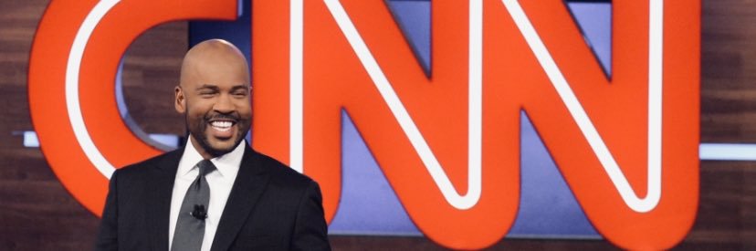 Victor Blackwell CNN's banner