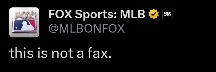 (Parody) FAX Sports: MLB's banner