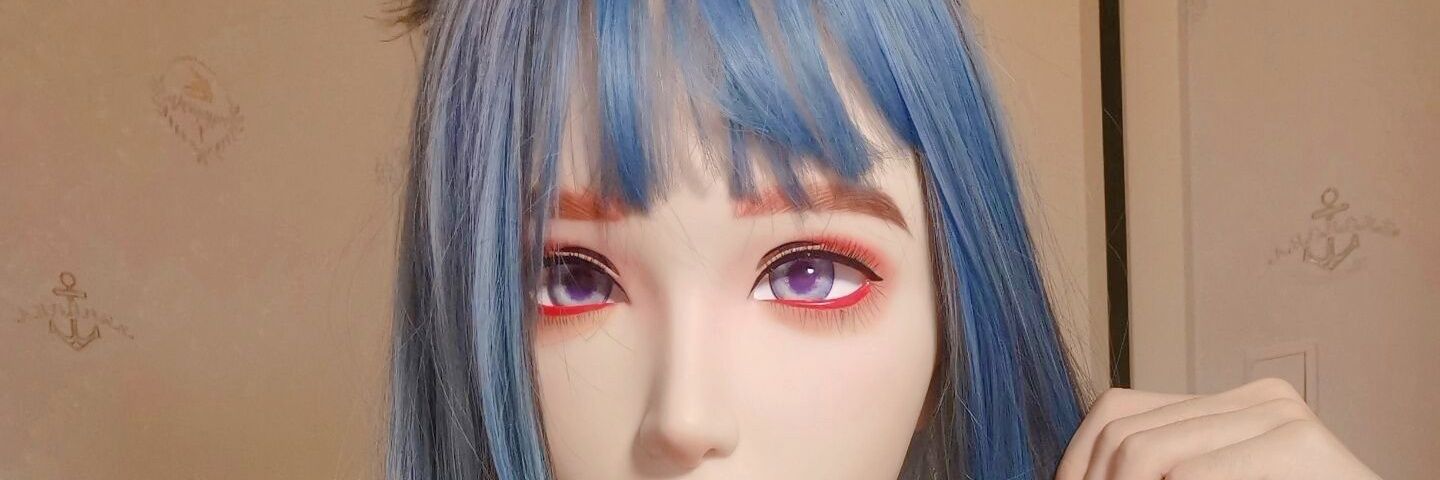 Kigurumi mask doll's banner