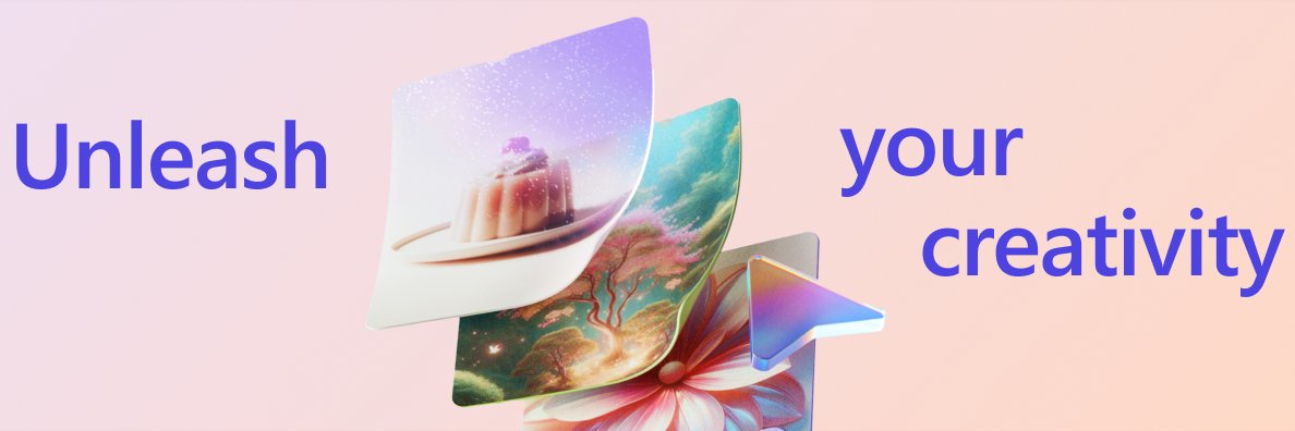 Microsoft Designer's banner