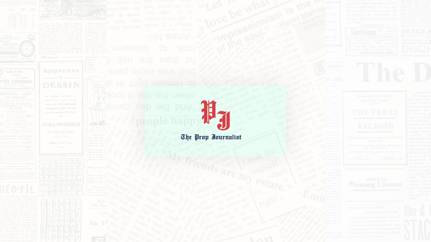 The Prop Journalist's banner