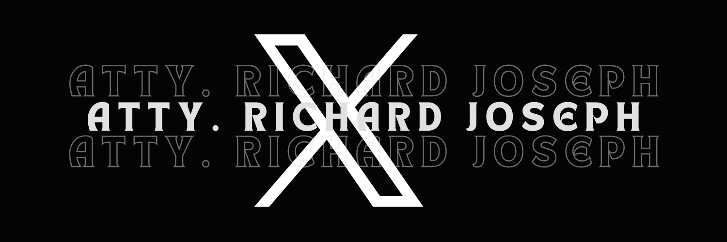 Atty. Richard Joseph's banner