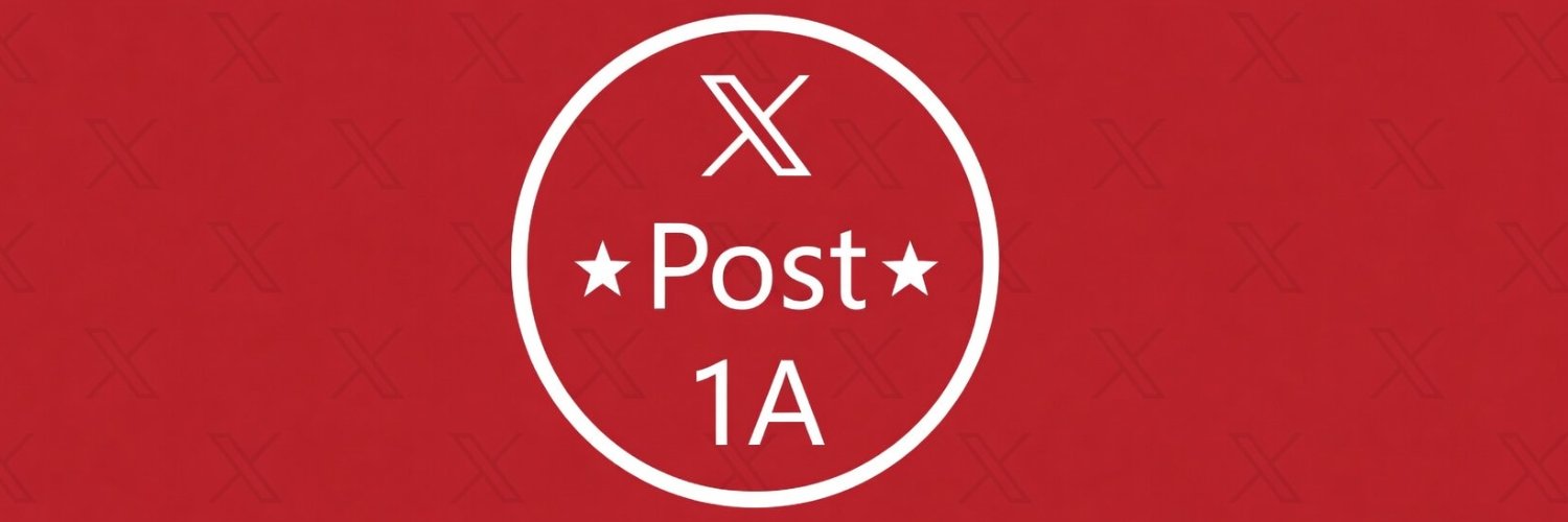 X Post 1A's banner