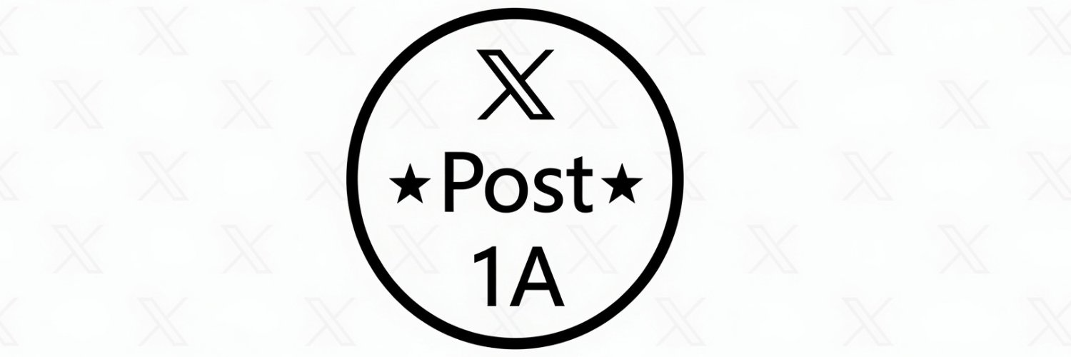 X Post 1A's banner