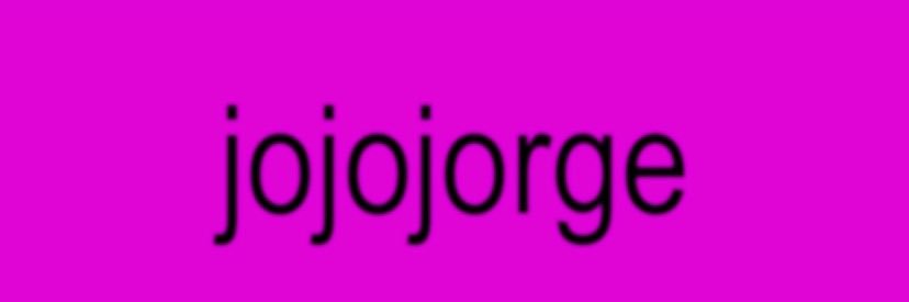 jojojorge's banner