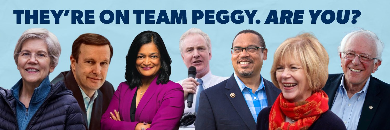 Peggy Flanagan's banner