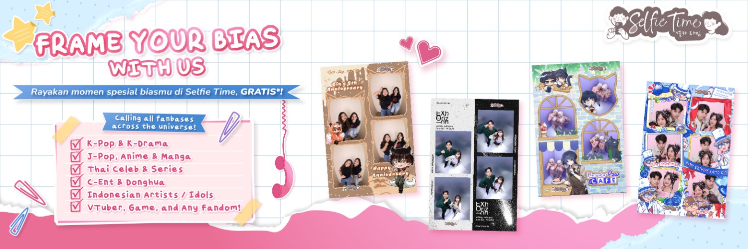 Selfie Time ID's banner