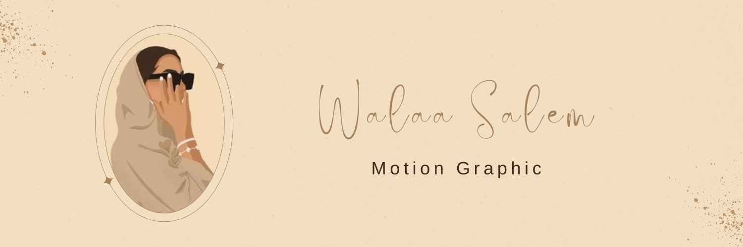 Walaa | Motion Graphic's banner