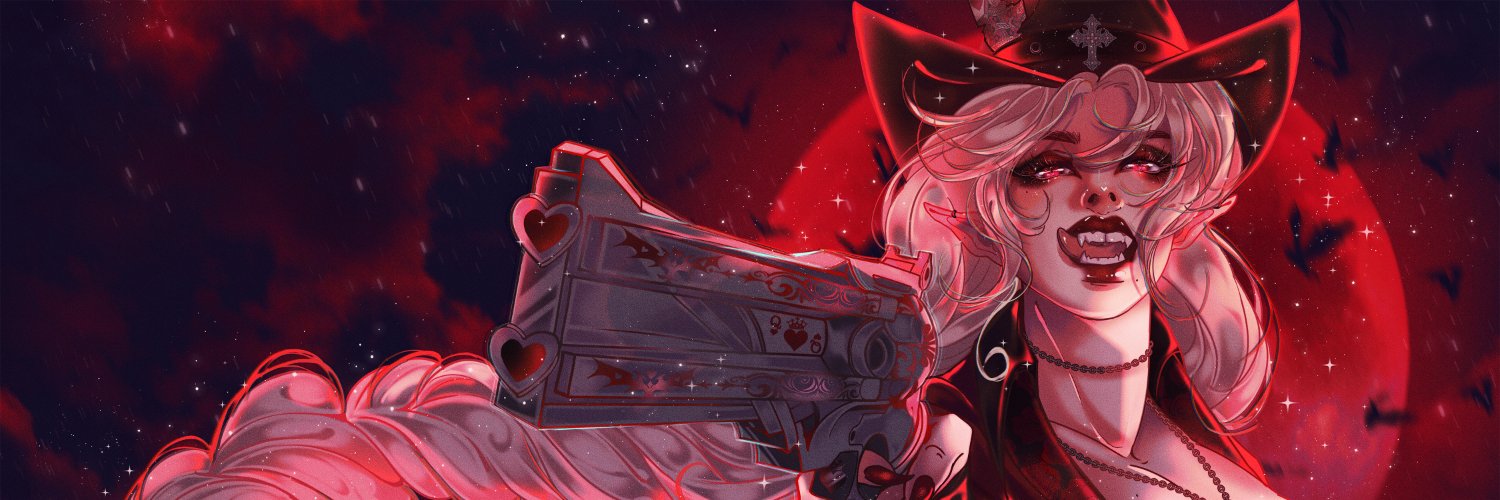 Valentine 🪕🦇 | Vampire Cowgirl Vtuber's banner