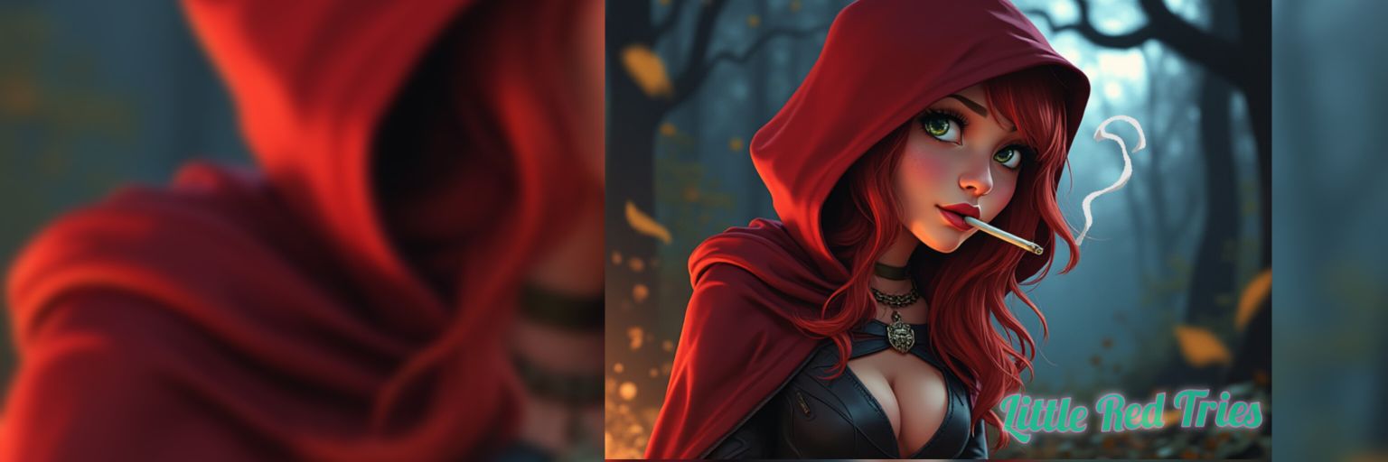 Little Red Trying Hood's banner