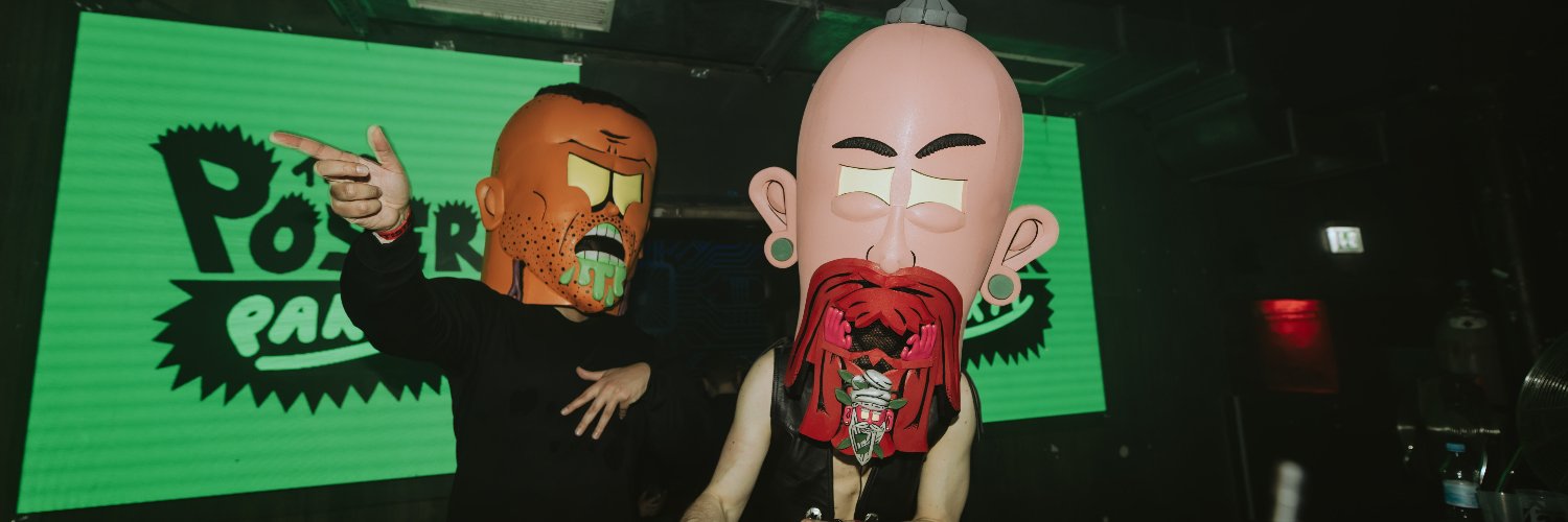 The Poser Party's banner