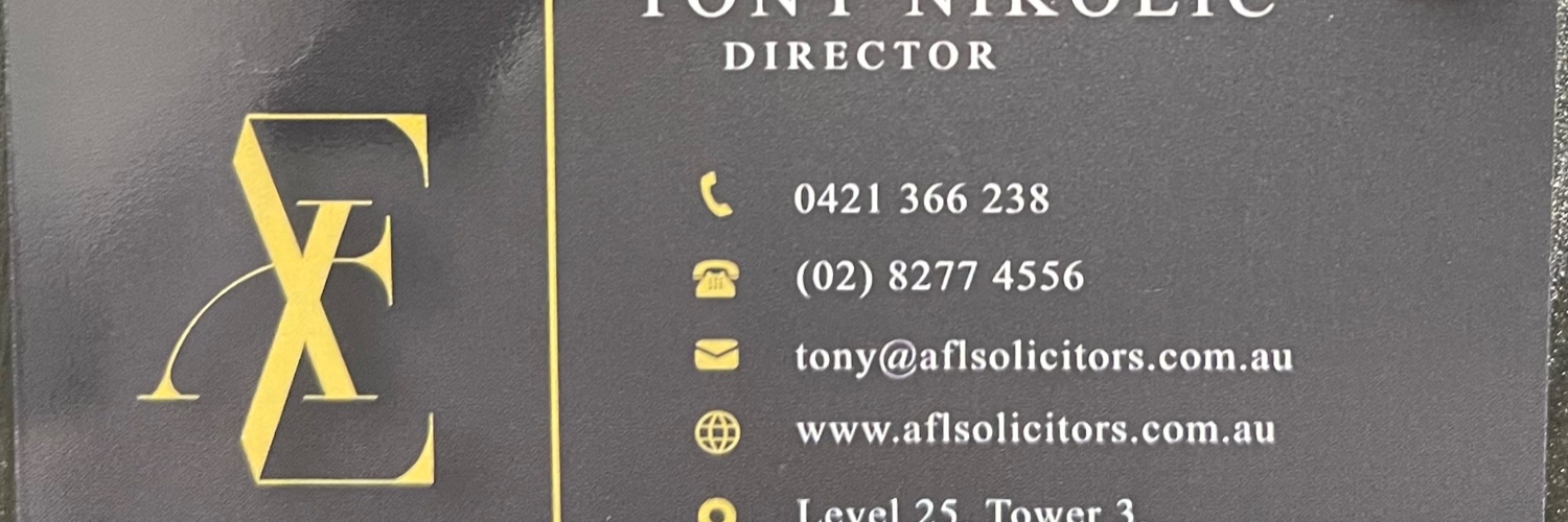 Tony Nikolic ⚖️ Corinthians 15:58- #Holdtheline™️'s banner