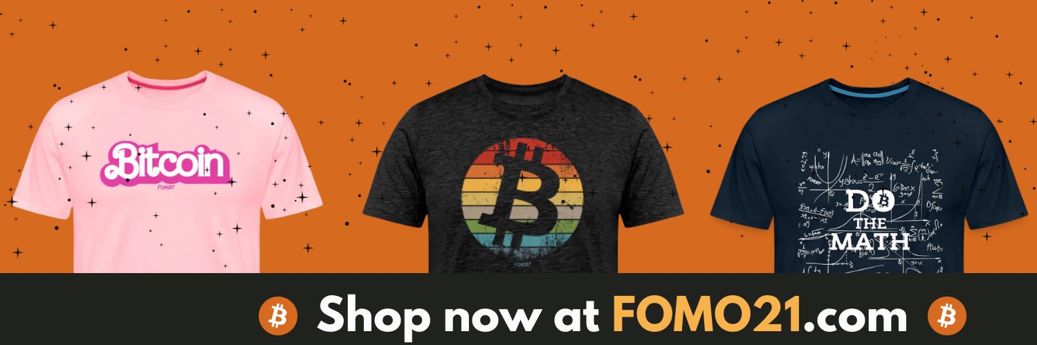 FOMO21 - BTC Merch's banner