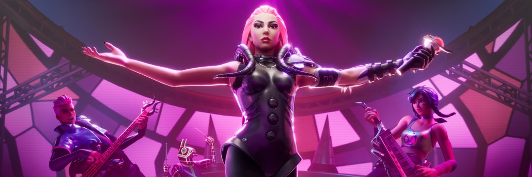Lady Gaga 〄 is in Fortnite!'s banner