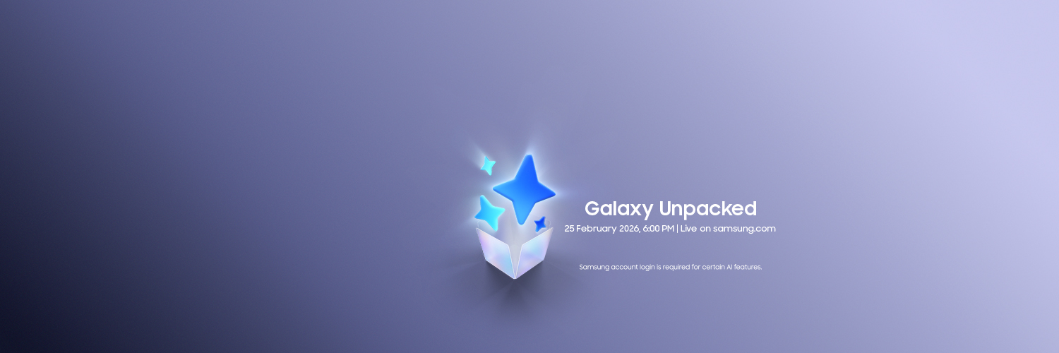 Samsung UK's banner