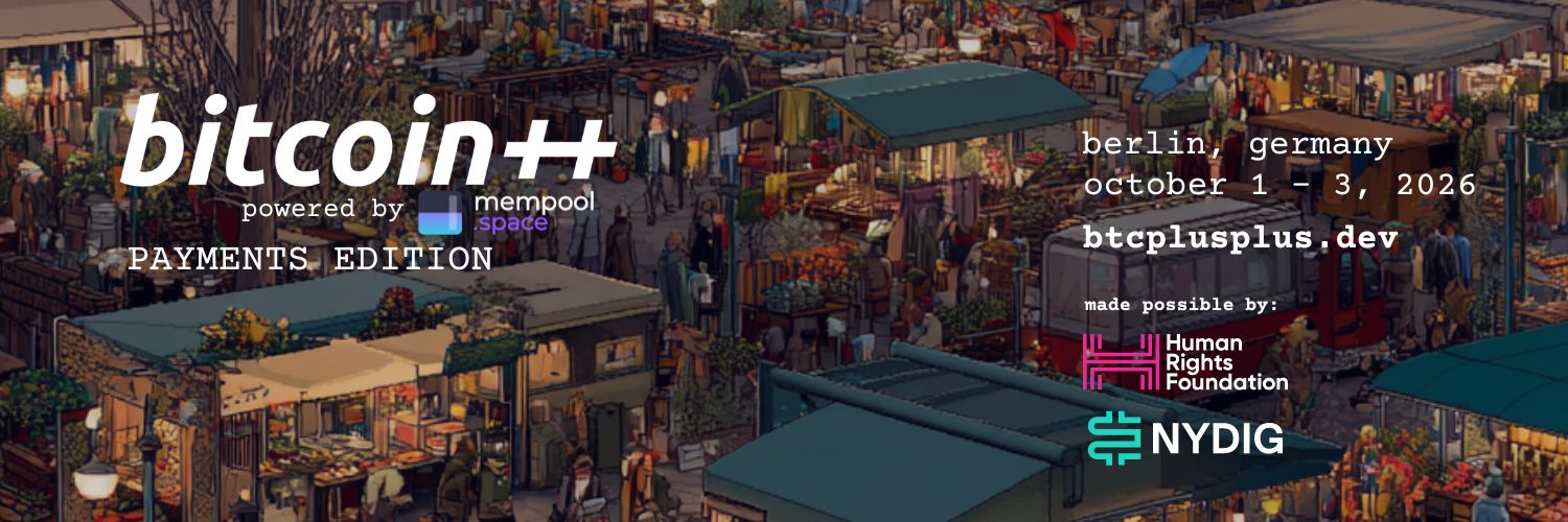 bitcoin++ @ berlin, october 1-3 🇩🇪's banner