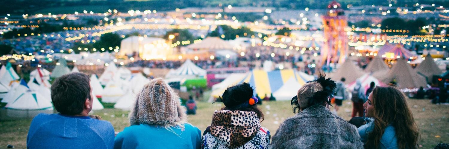 BBC Glastonbury's banner